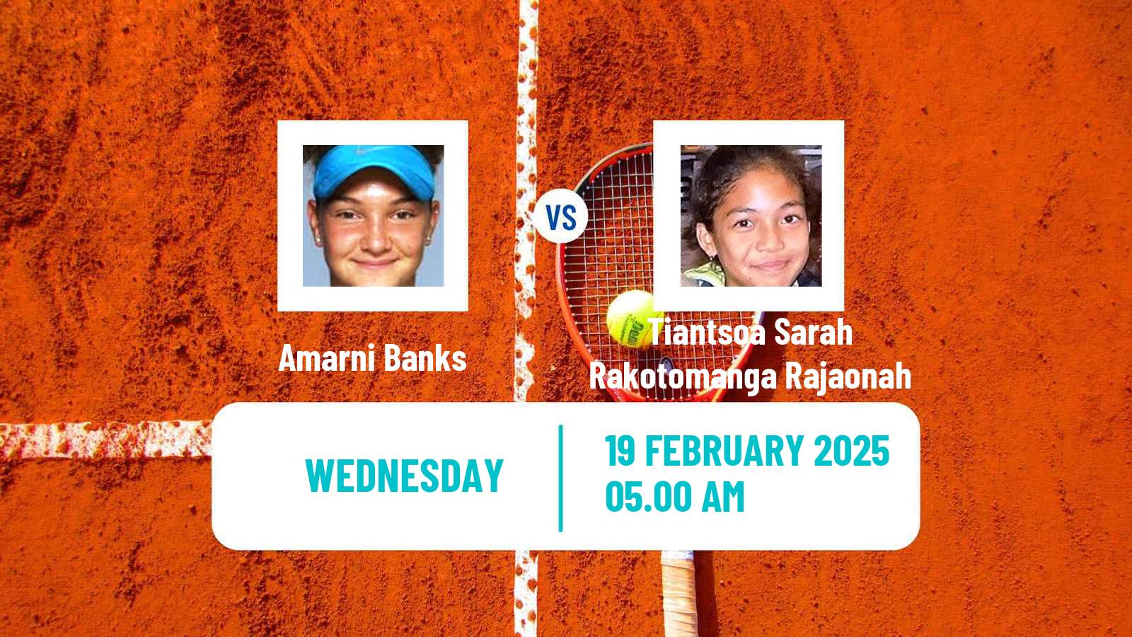 Tennis ITF W35 Manchester Women Amarni Banks - Tiantsoa Sarah Rakotomanga Rajaonah