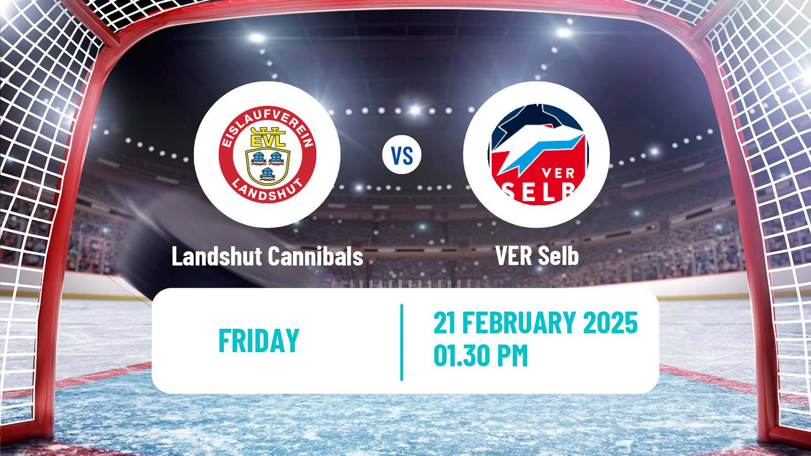 Hockey German DEL2 Landshut Cannibals - VER Selb