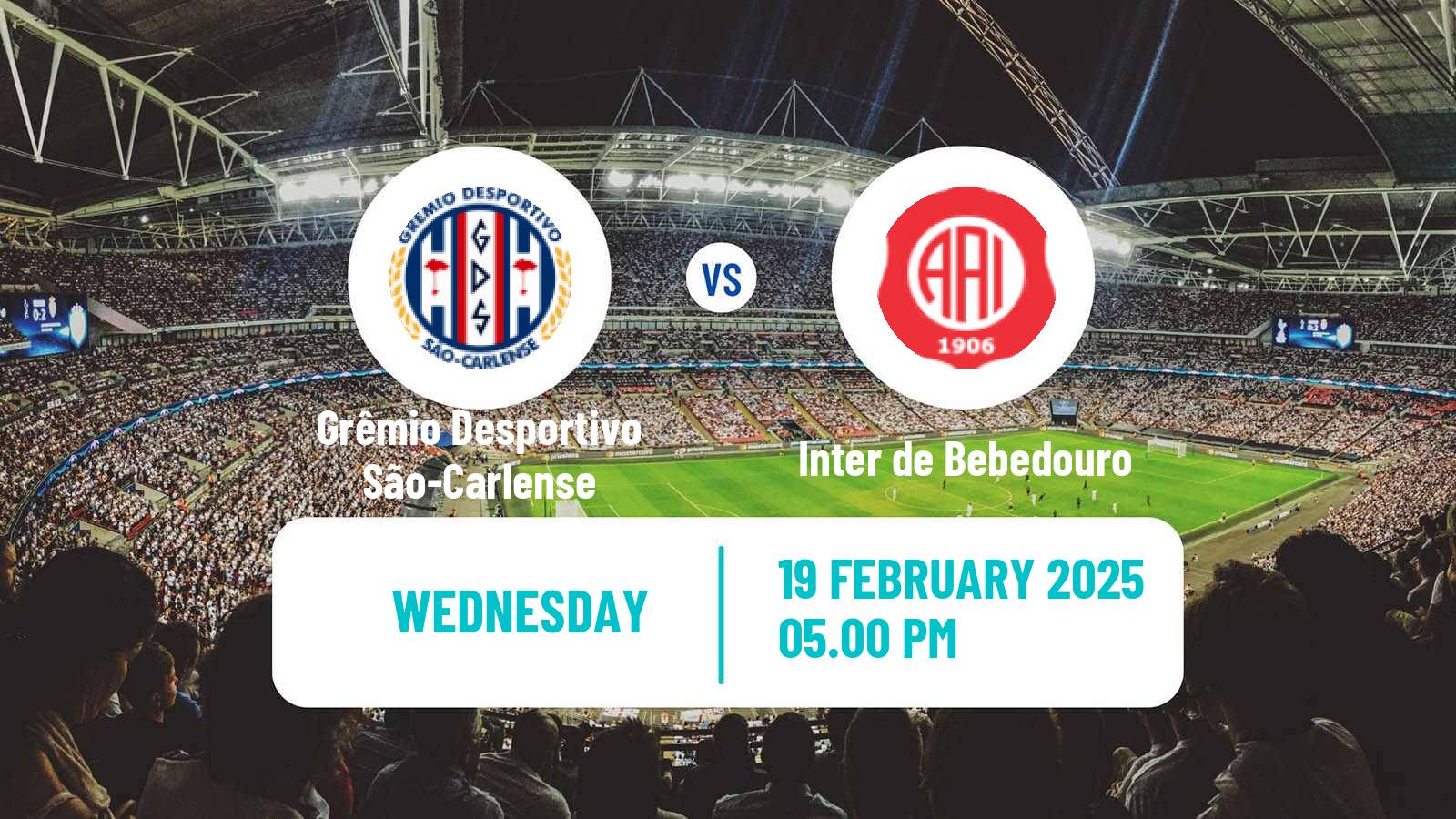 Soccer Brazilian Campeonato Paulista A4 Grêmio Desportivo São-Carlense - Inter de Bebedouro