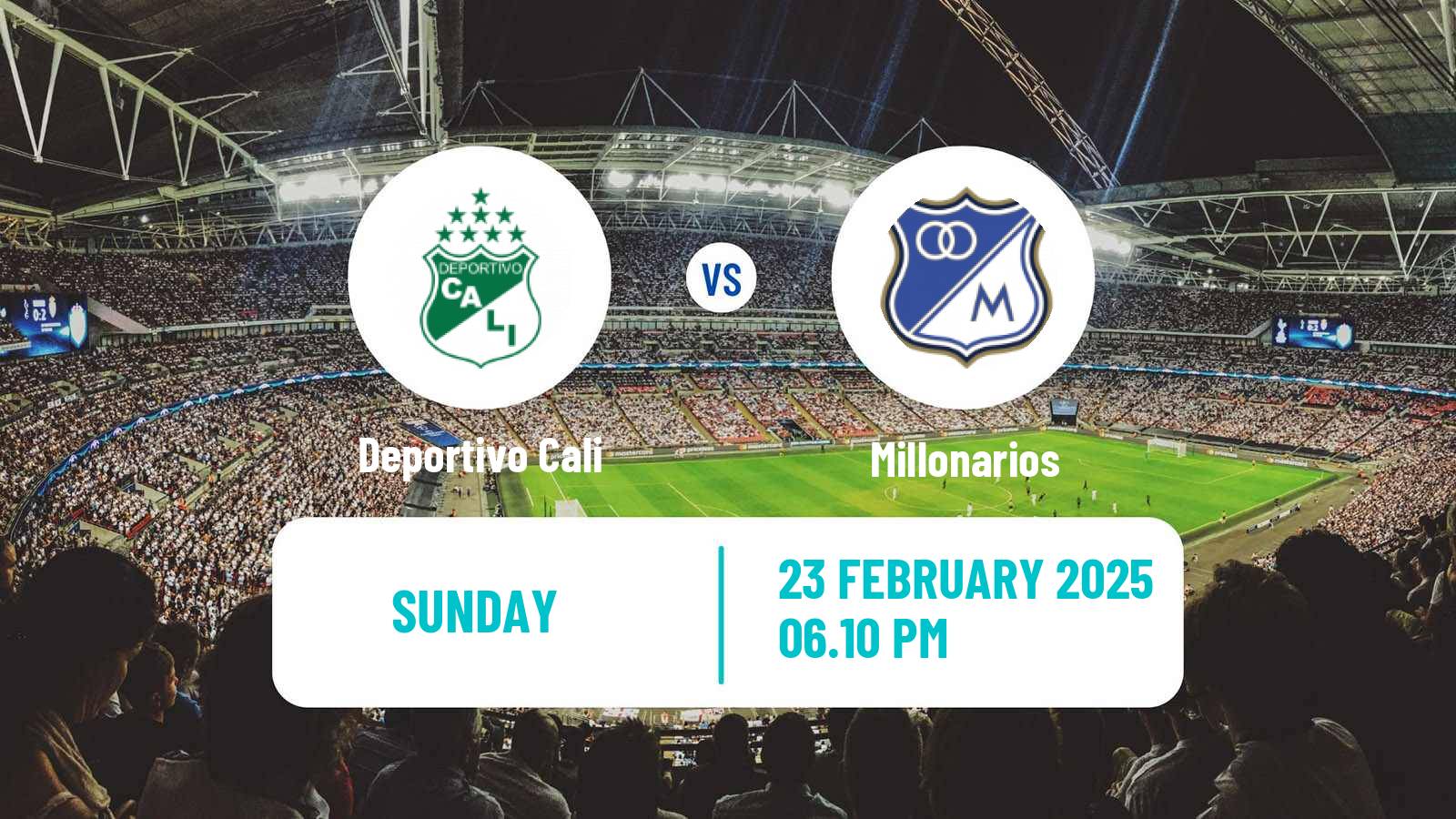Football Colombian Primera A Deportivo Cali - Millonarios