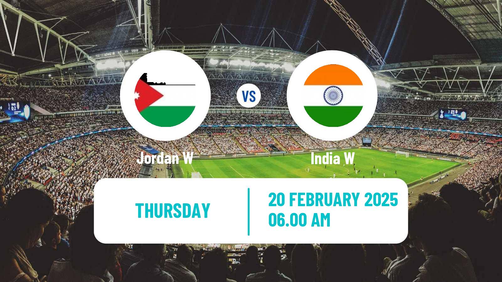 Soccer Friendly International Women Jordan W - India W