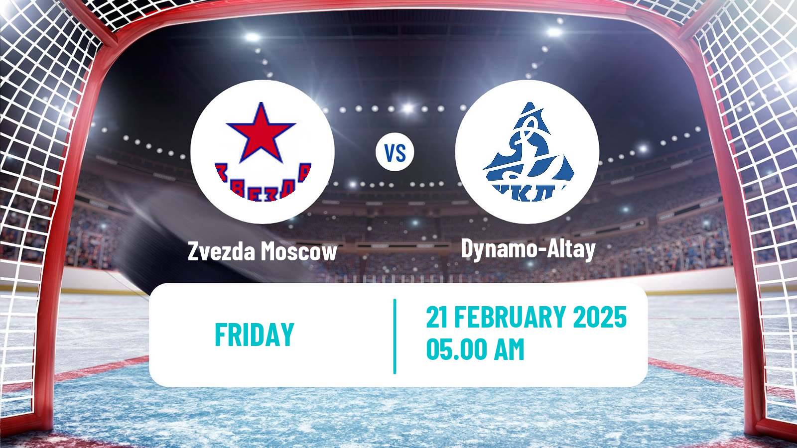 Hockey VHL Zvezda Moscow - Dynamo-Altay