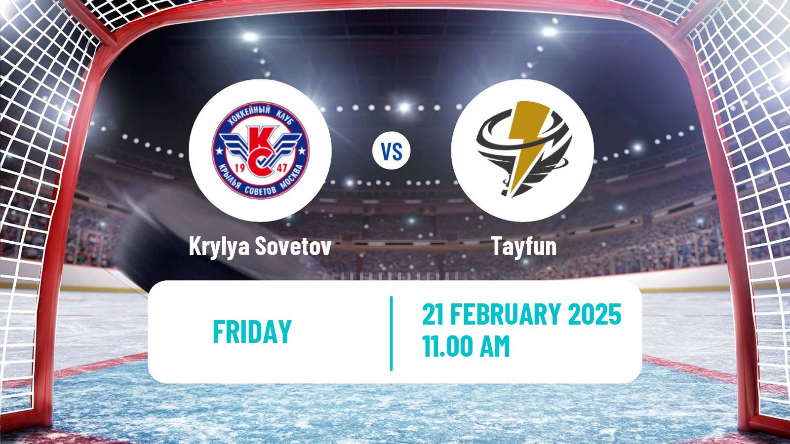 Hockey MHL Krylya Sovetov - Tayfun