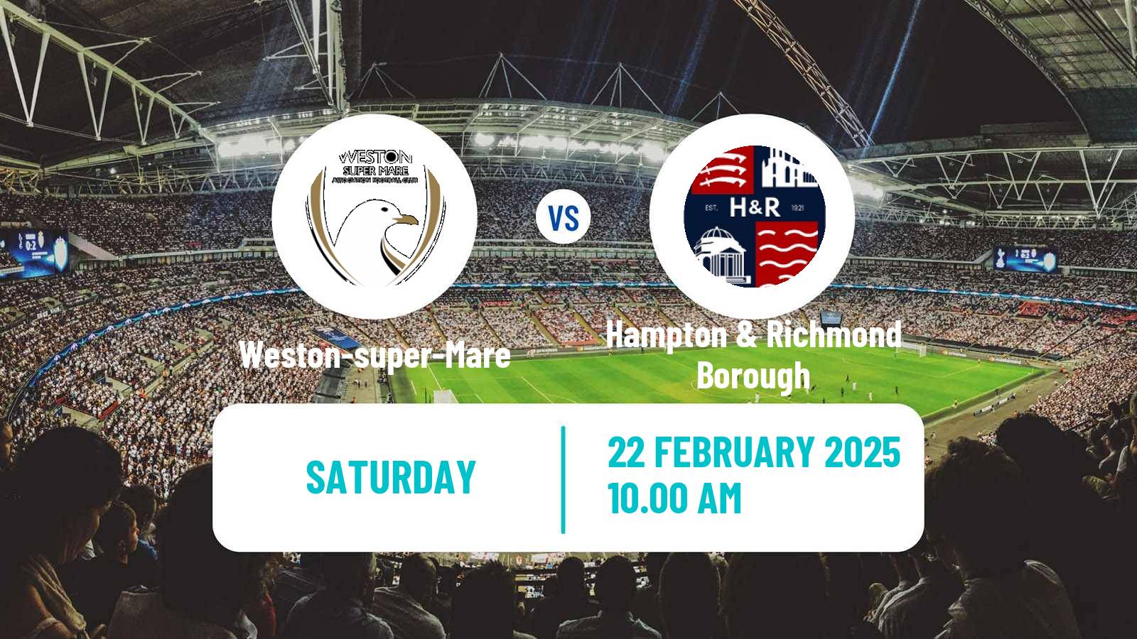 Soccer English National League South Weston-super-Mare - Hampton & Richmond Borough