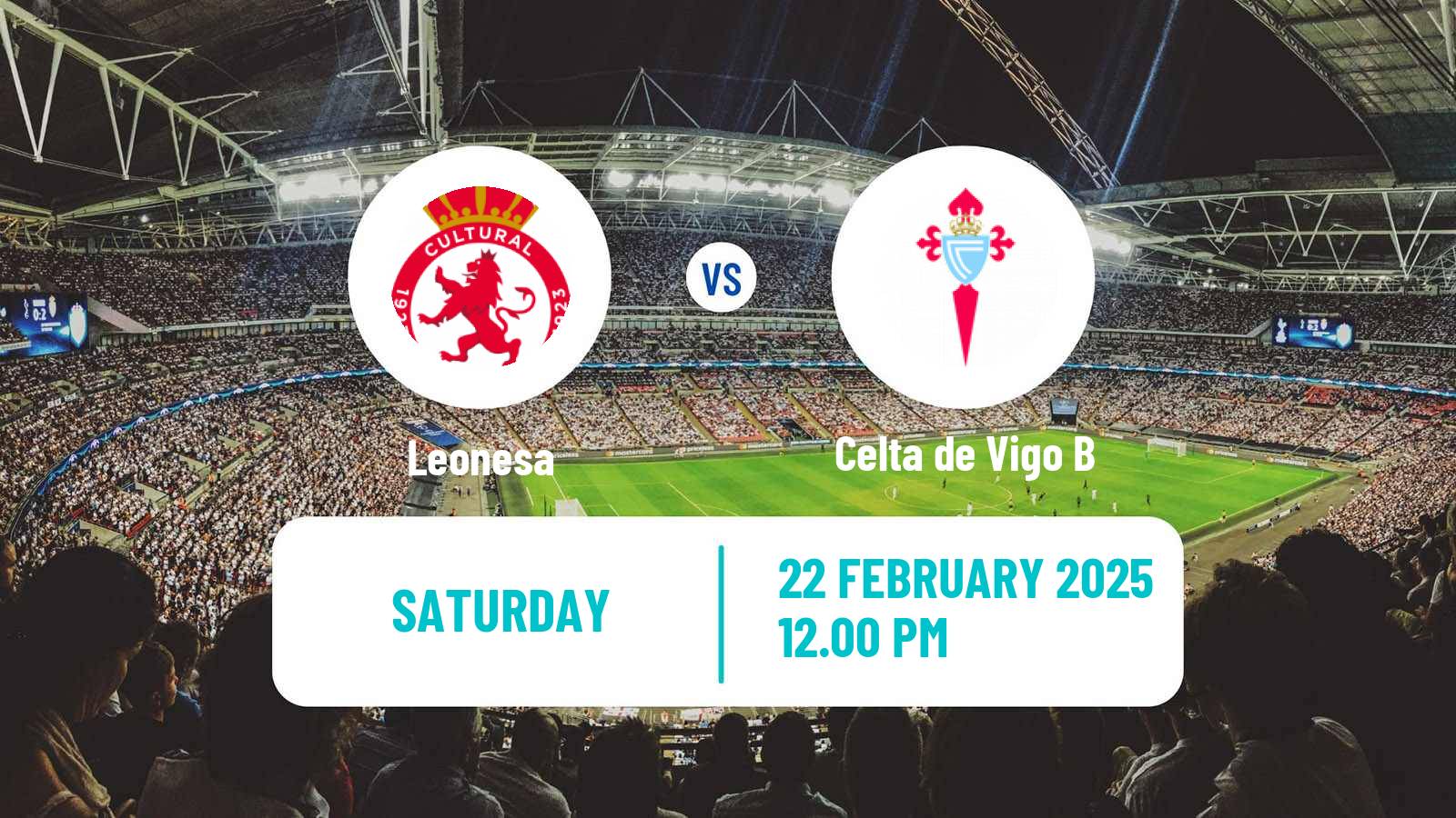 Football Spanish Primera RFEF Group 1 Leonesa - Celta de Vigo B
