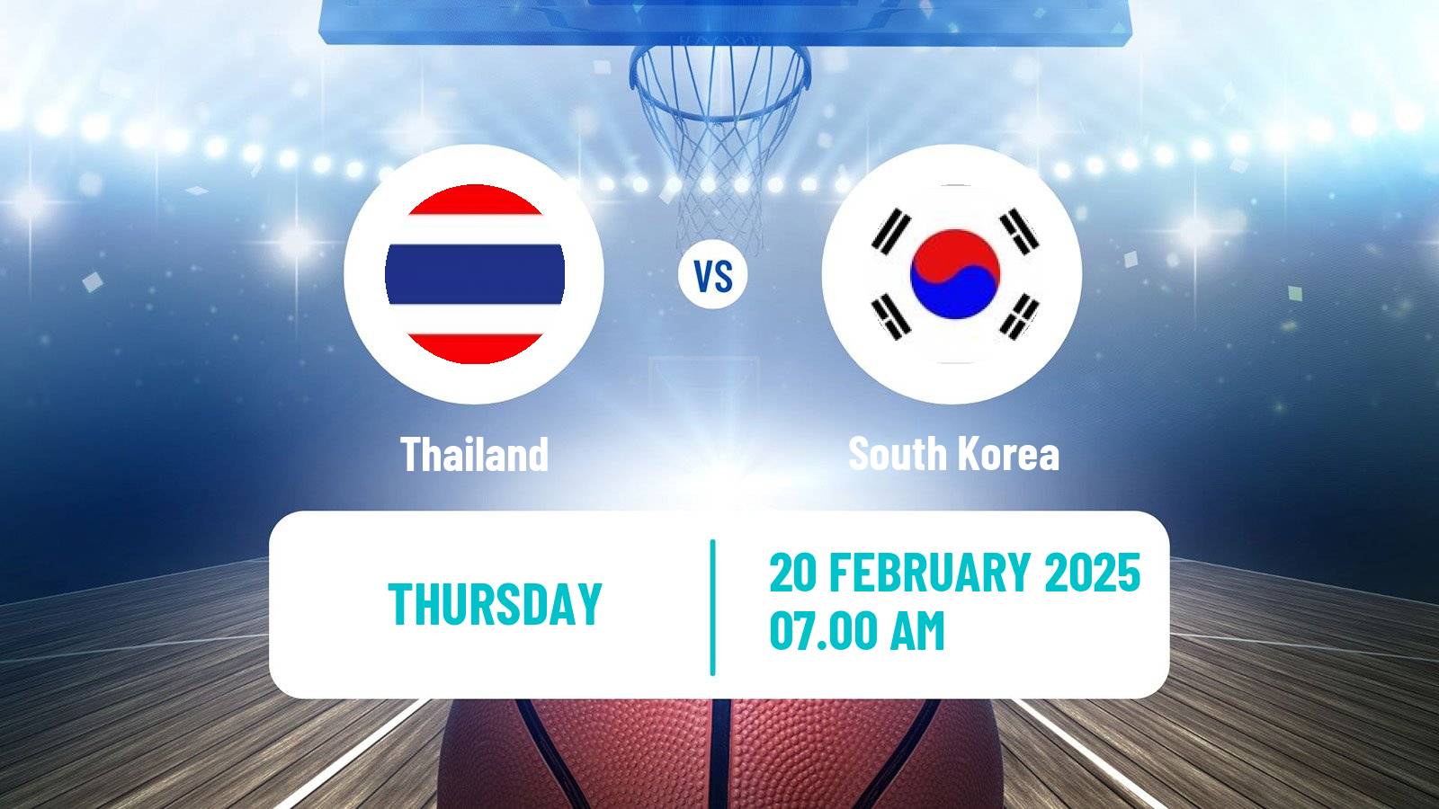 Basketball Asia Cup Basketball Thailand - South Korea