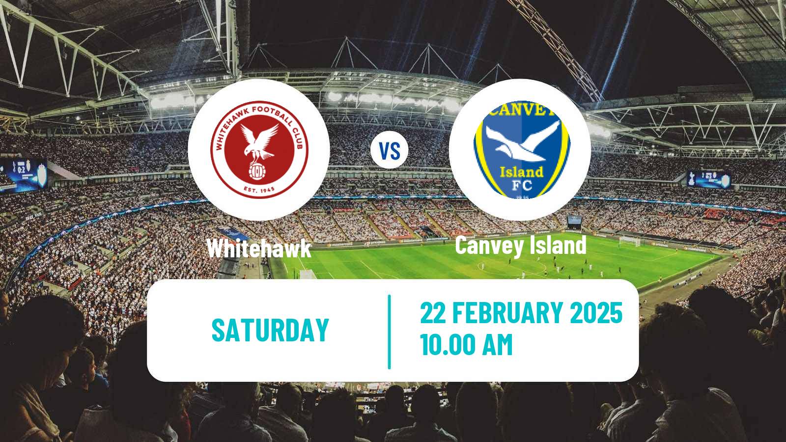 Soccer English Isthmian League Premier Division Whitehawk - Canvey Island