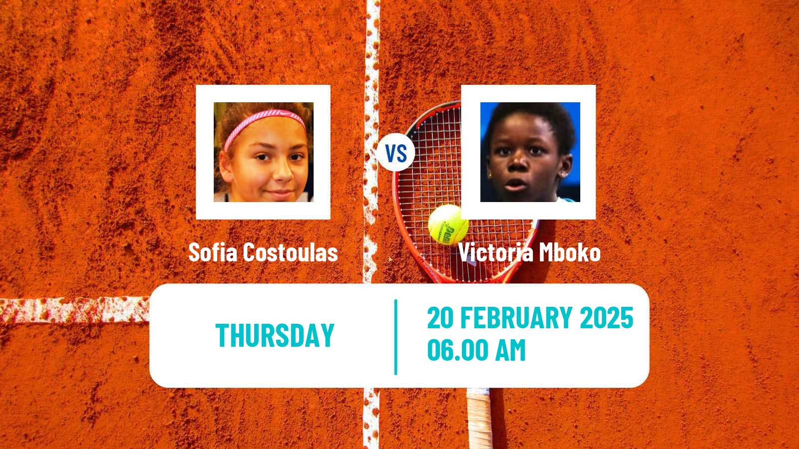 Tennis ITF W35 Manchester Women Sofia Costoulas - Victoria Mboko
