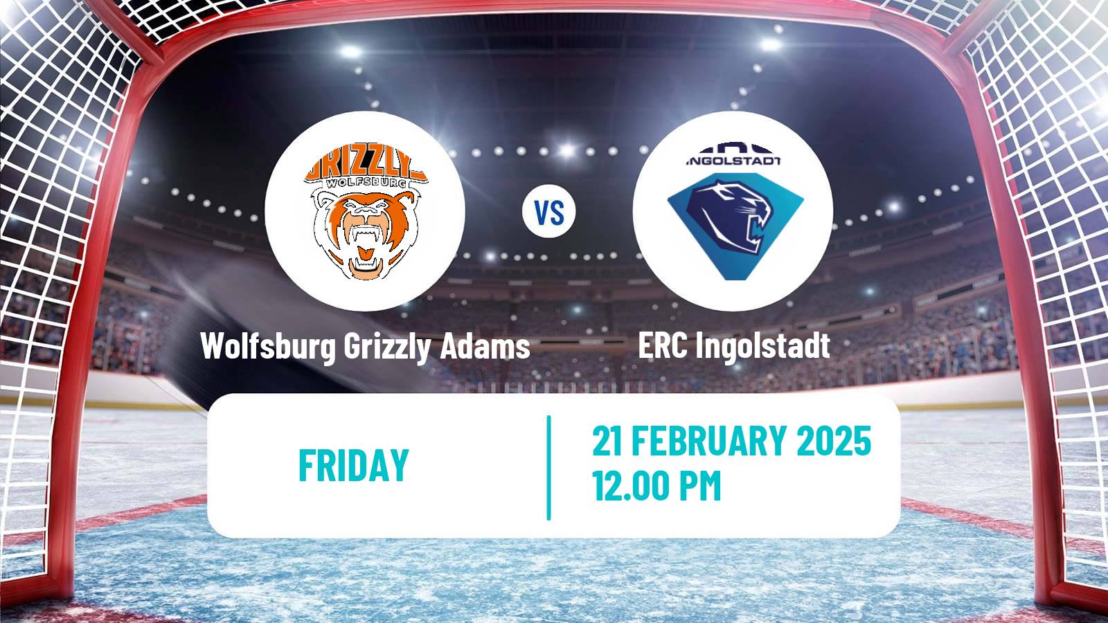 Hockey German Ice Hockey League Wolfsburg Grizzly Adams - ERC Ingolstadt