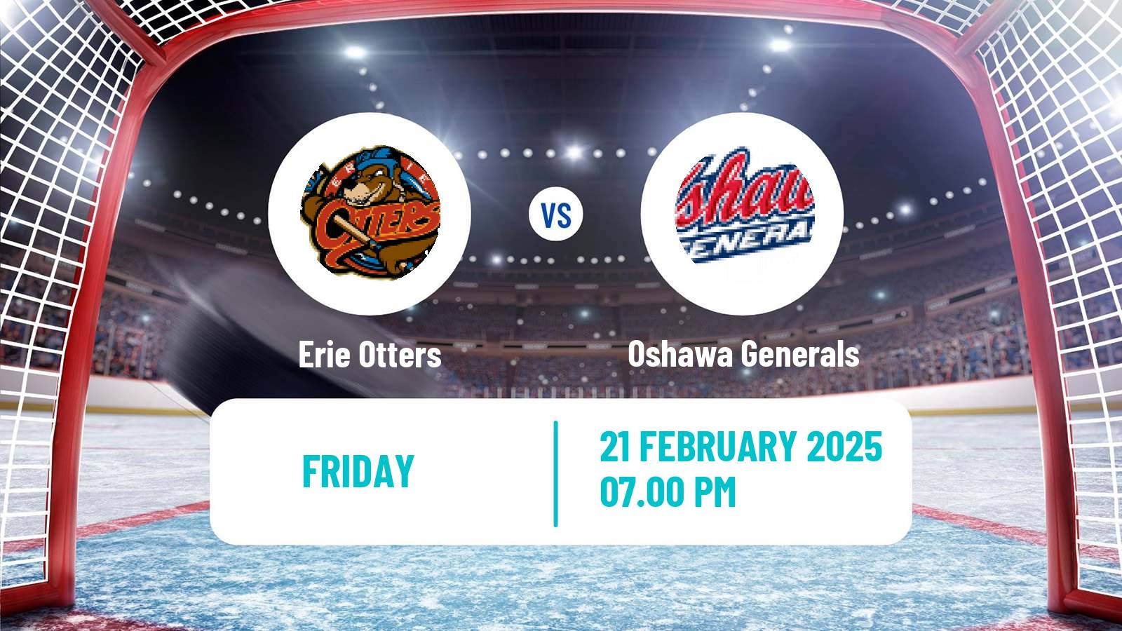 Hockey OHL Erie Otters - Oshawa Generals