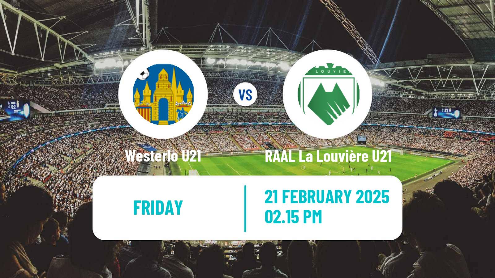 Football Belgian Pro League U21 Westerlo U21 - RAAL La Louvière U21