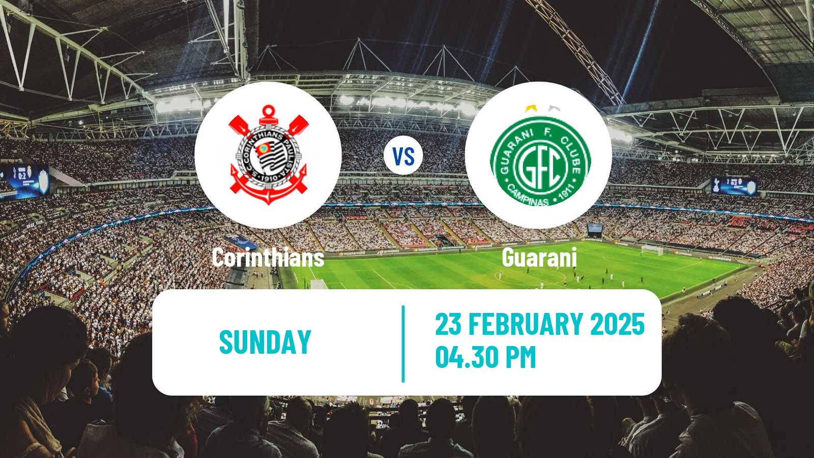 Soccer Brazilian Campeonato Paulista Corinthians - Guarani