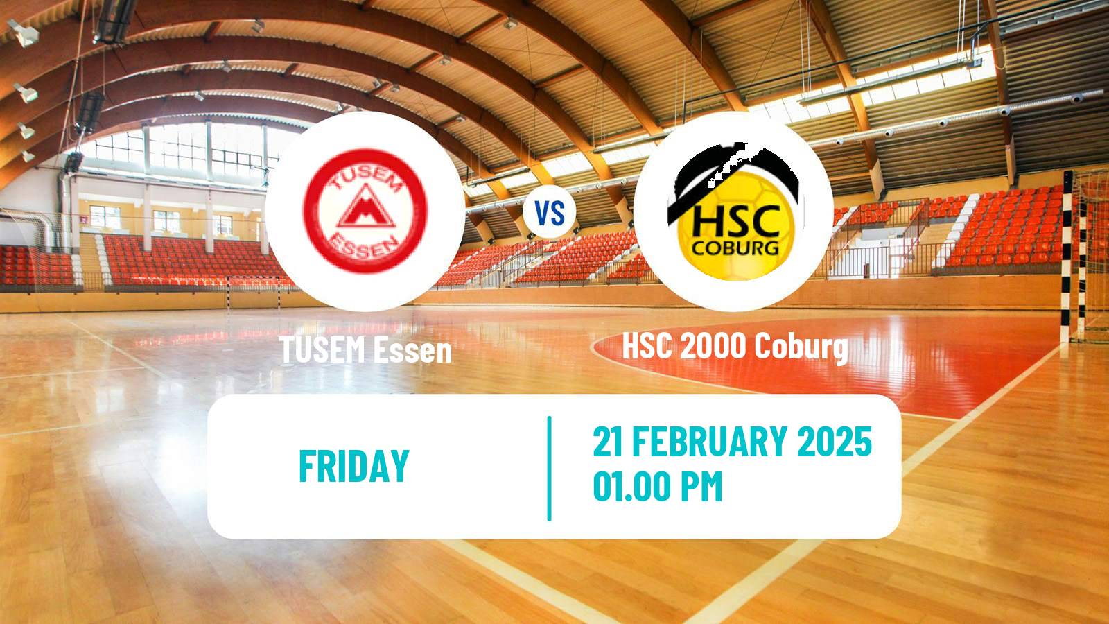 Handball German 2 Bundesliga Handball TUSEM Essen - HSC 2000 Coburg
