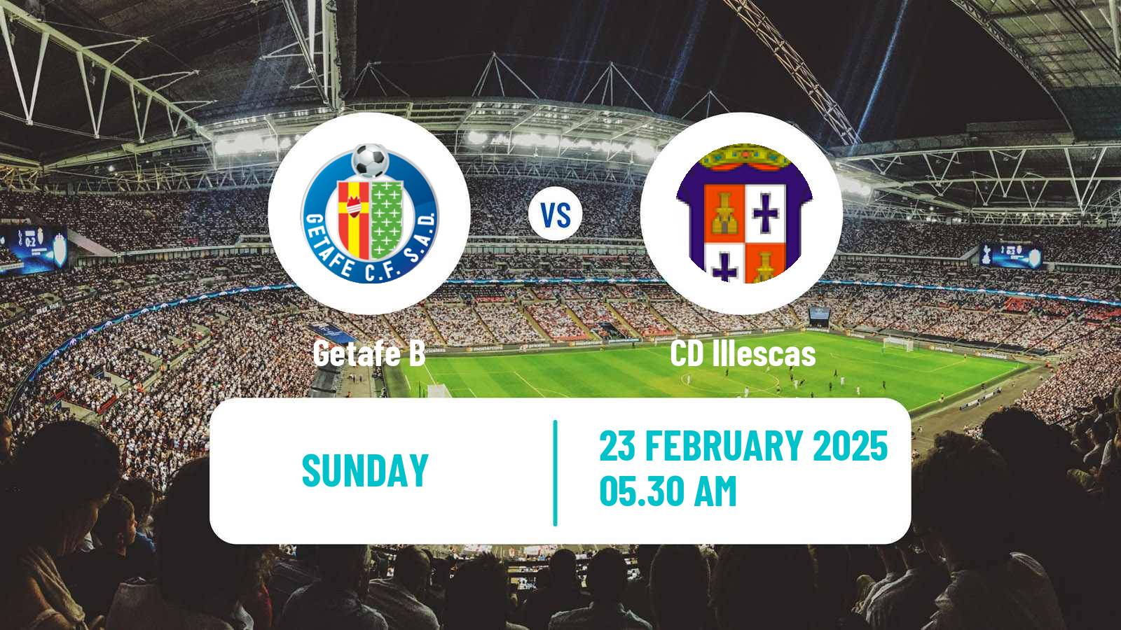 Soccer Spanish Segunda RFEF - Group 5 Getafe B - Illescas