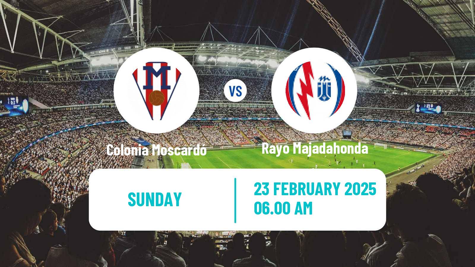 Soccer Spanish Segunda RFEF - Group 5 Colonia Moscardó - Rayo Majadahonda