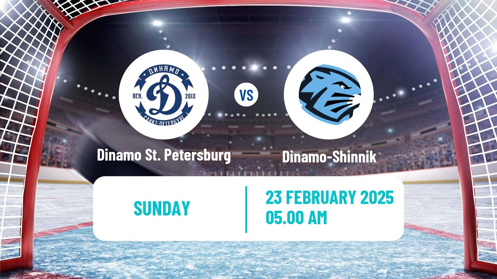 Hockey MHL Dinamo St. Petersburg - Dinamo-Shinnik