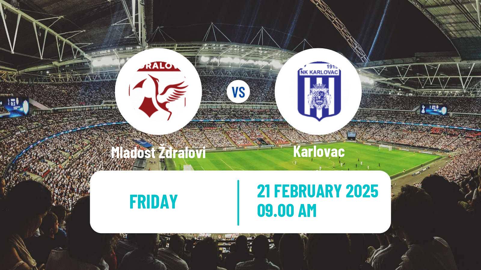 Soccer Croatian Druga NL Mladost Ždralovi - Karlovac