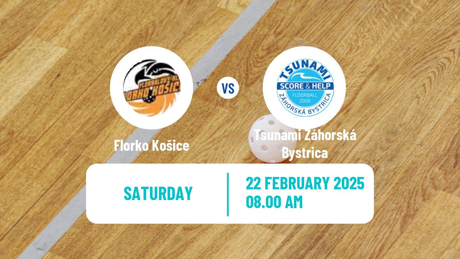 Floorball Slovak Extraliga Floorball Florko Košice - Tsunami Záhorská Bystrica