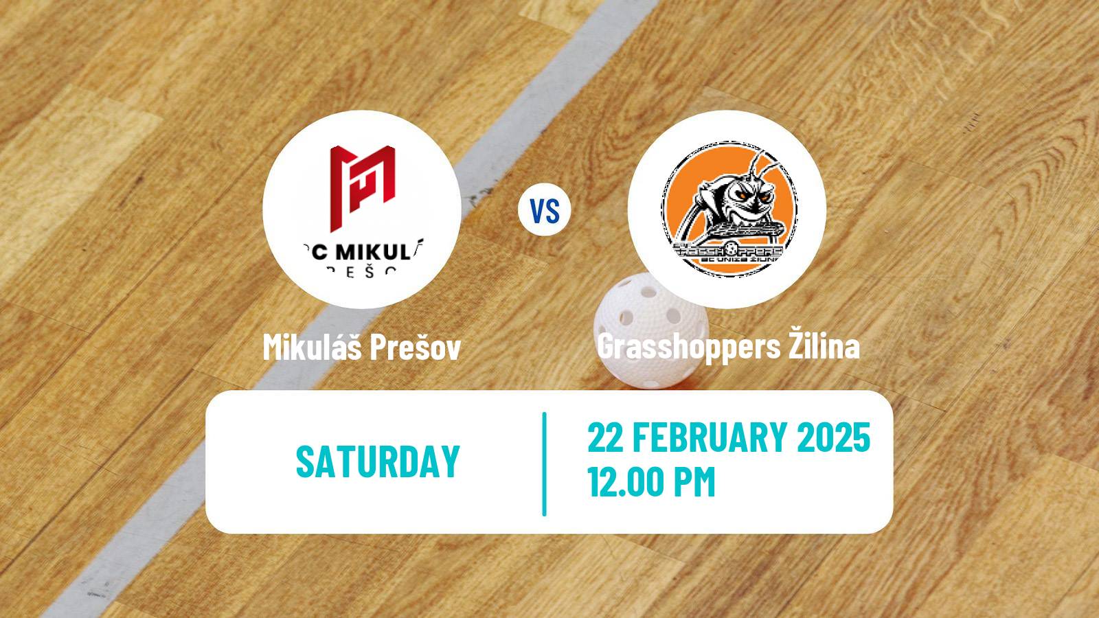Floorball Slovak Extraliga Floorball Mikuláš Prešov - Grasshoppers Žilina