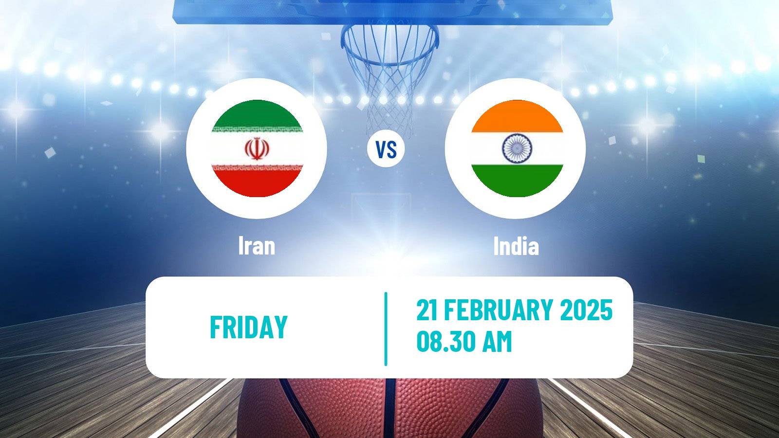 Basketball Asia Cup Basketball Iran - India