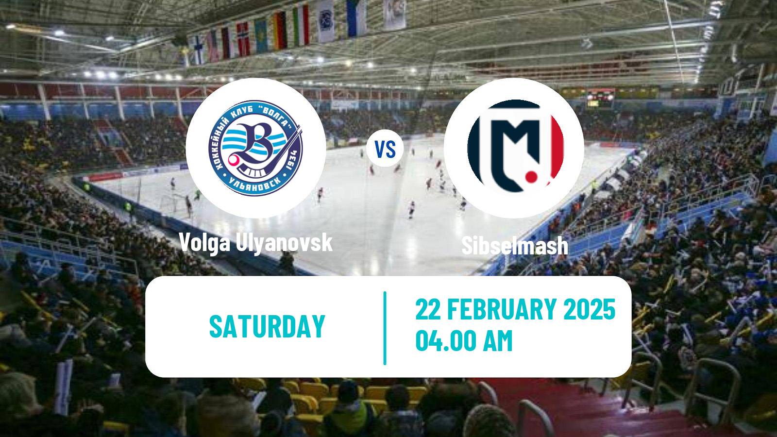 Bandy Russian Super League Bandy Volga Ulyanovsk - Sibselmash