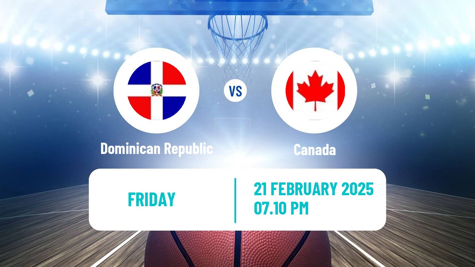 Basketball AmeriCup Basketball Dominican Republic - Canada