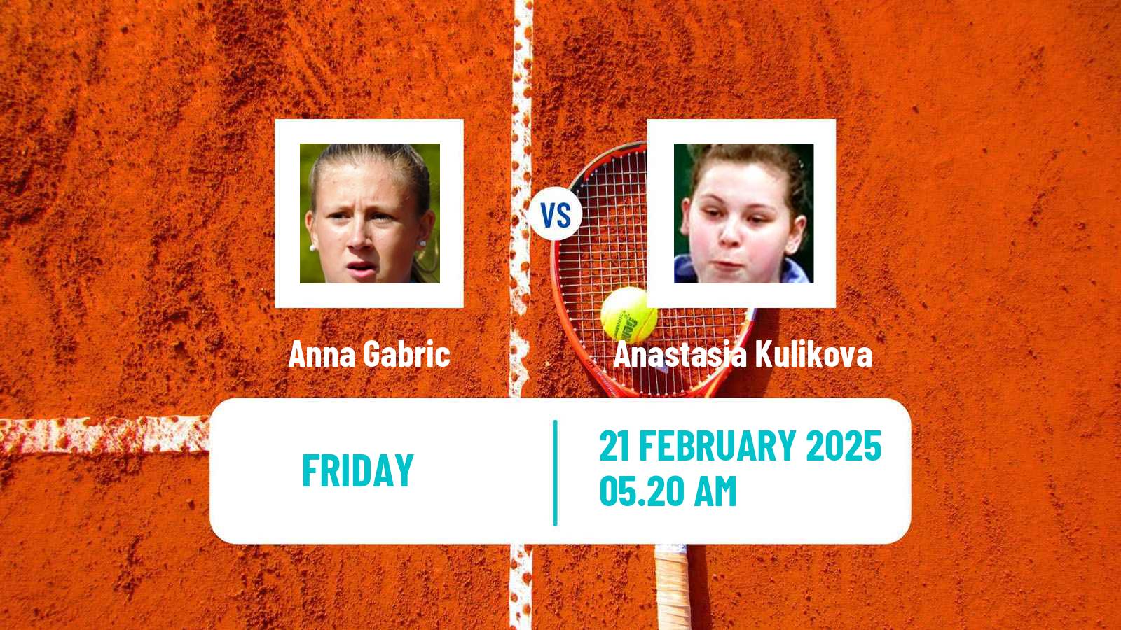 Tennis ITF W15 Bucharest Women Anna Gabric - Anastasia Kulikova