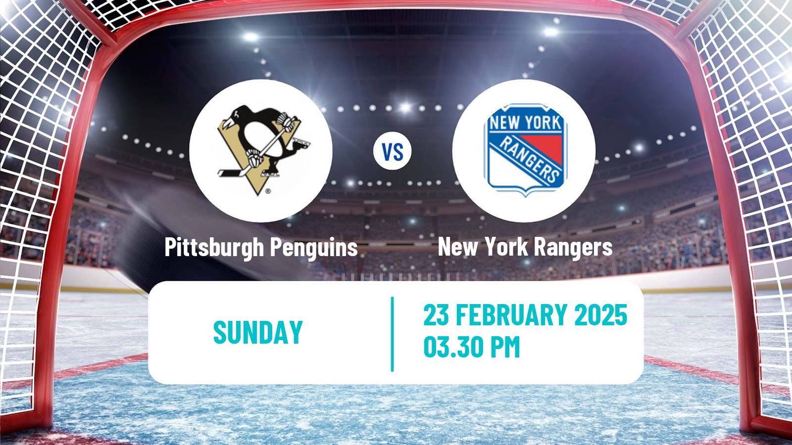 Hockey NHL Pittsburgh Penguins - New York Rangers