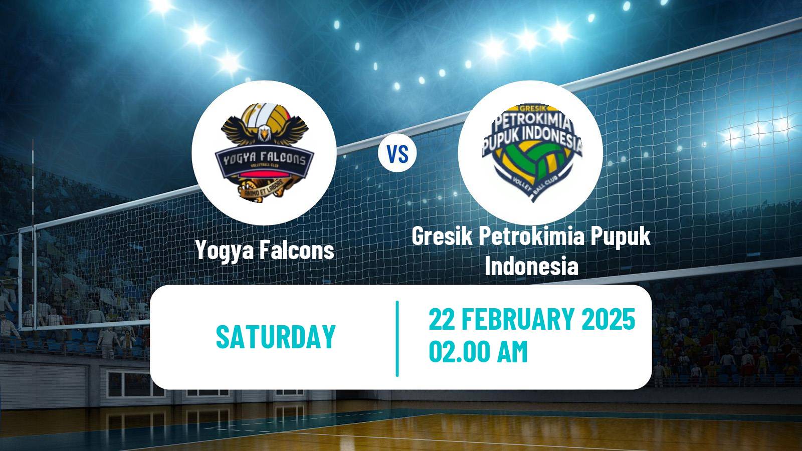 Volleyball Indonesian Proliga Volleyball Women Yogya Falcons - Gresik Petrokimia Pupuk Indonesia
