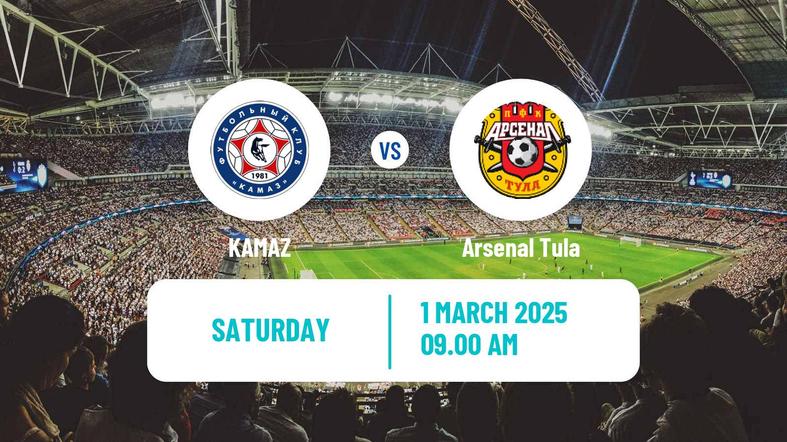 Soccer Russian FNL KAMAZ - Arsenal Tula