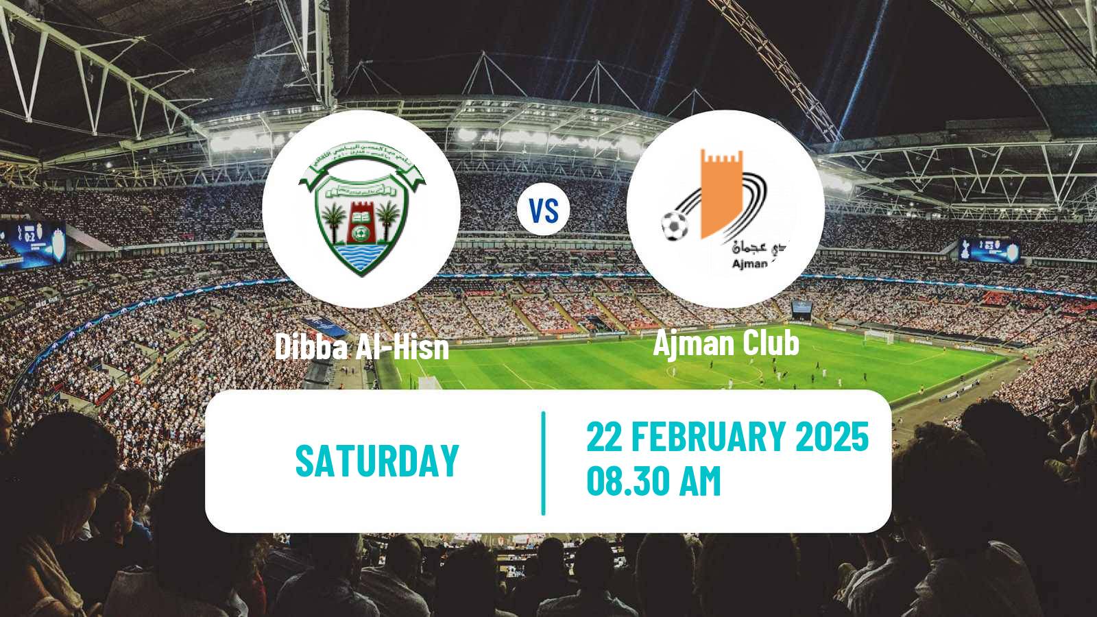 Soccer UAE Football League Dibba Al-Hisn - Ajman Club