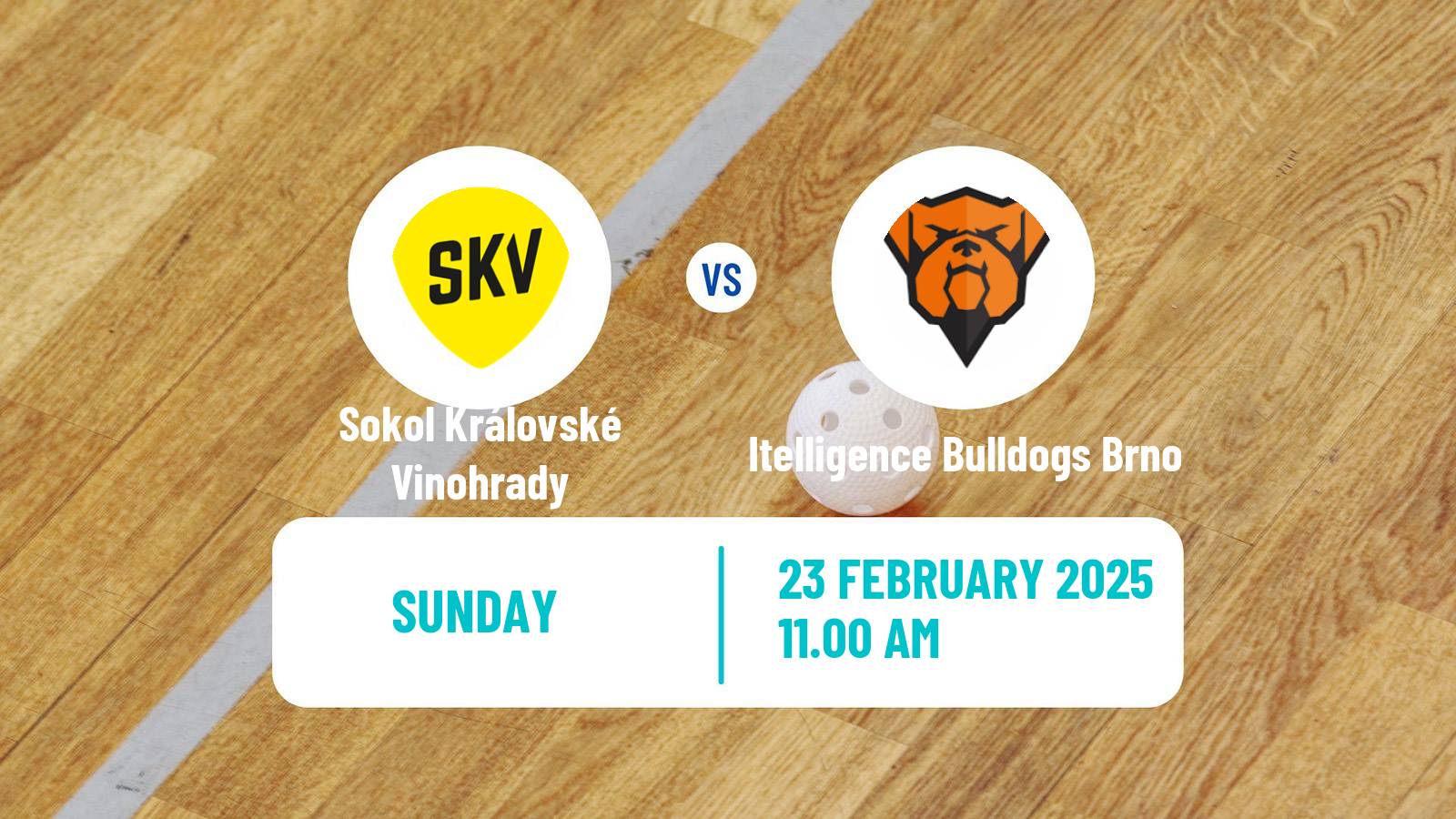 Floorball Czech Superliga Floorball Sokol Královské Vinohrady - Itelligence Bulldogs Brno