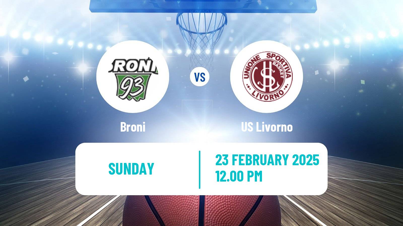 Basketball Serie A2 Basketball Women Group A Broni - Livorno