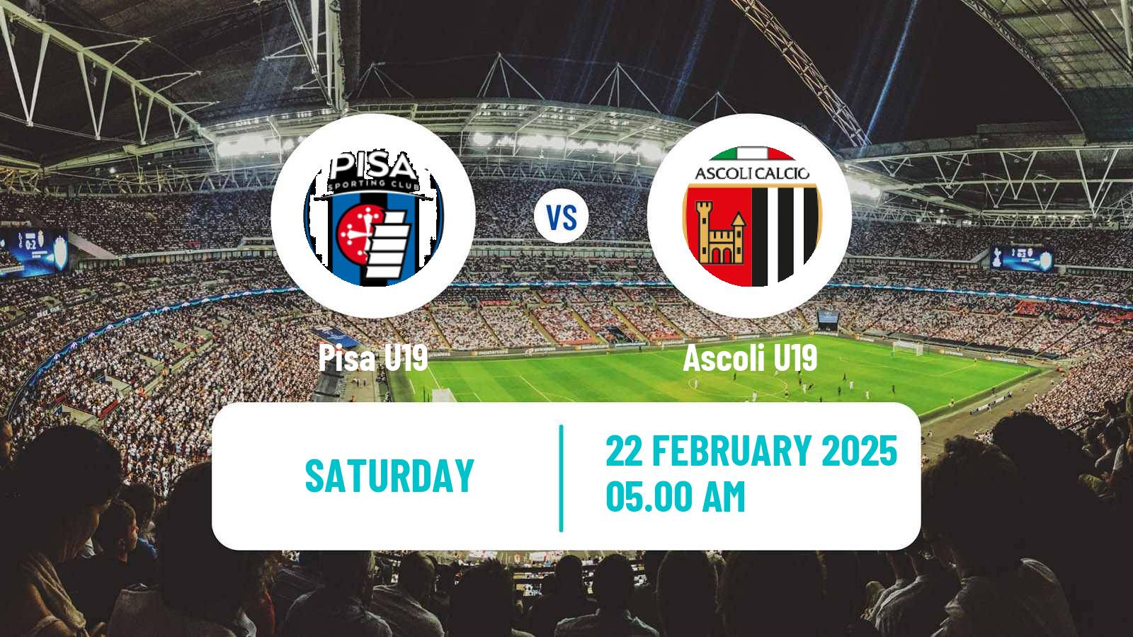 Soccer Italian Primavera 2 Pisa U19 - Ascoli U19