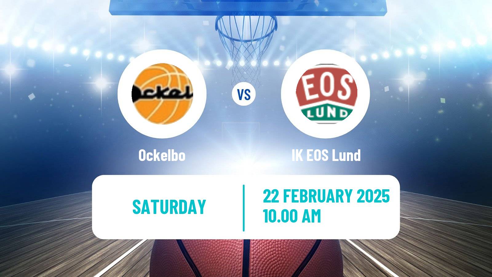 Basketball Swedish Superettan Basketball Ockelbo - IK EOS Lund