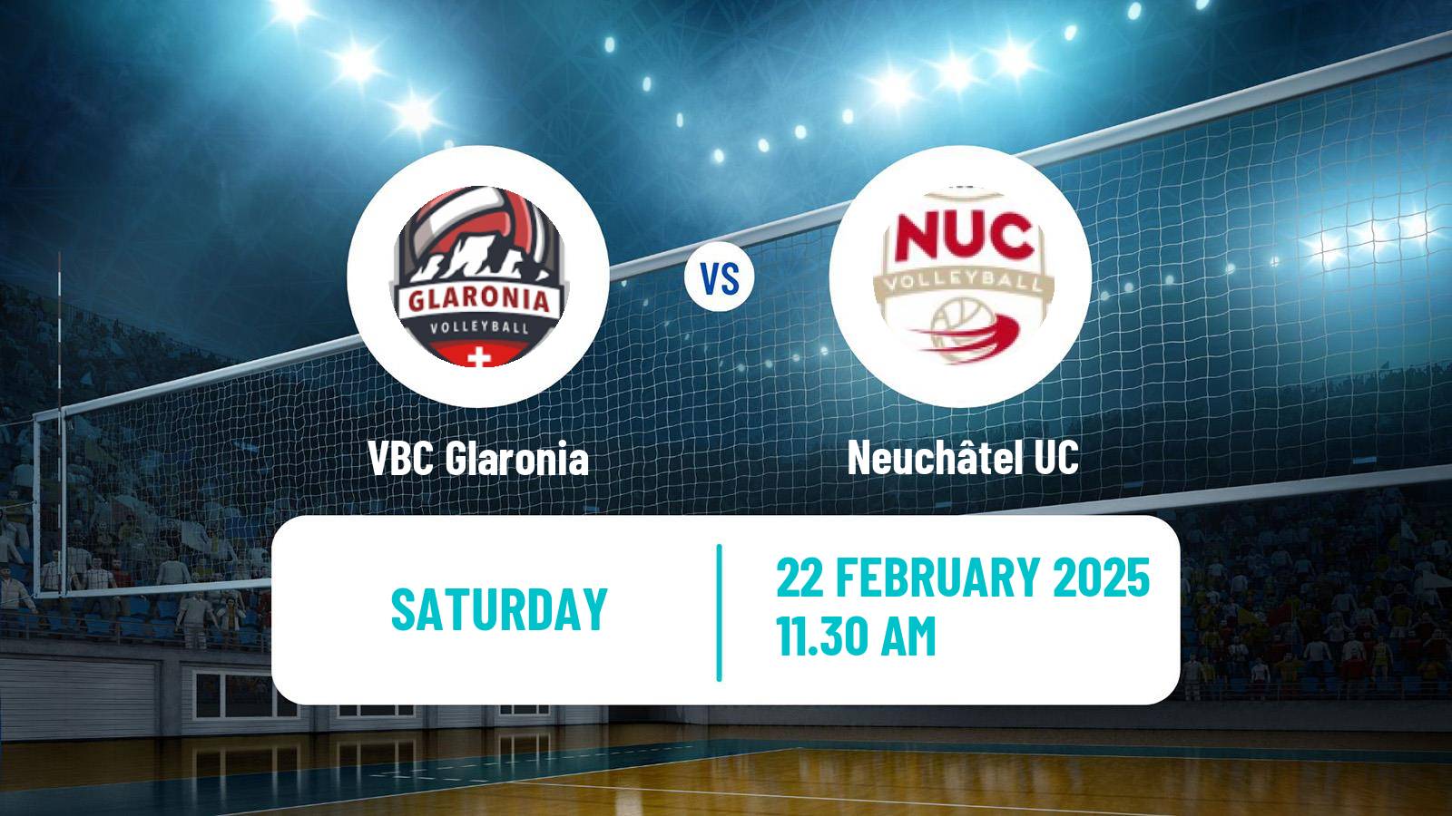 Volleyball Swiss NLA Volleyball Women Glaronia - Neuchâtel UC