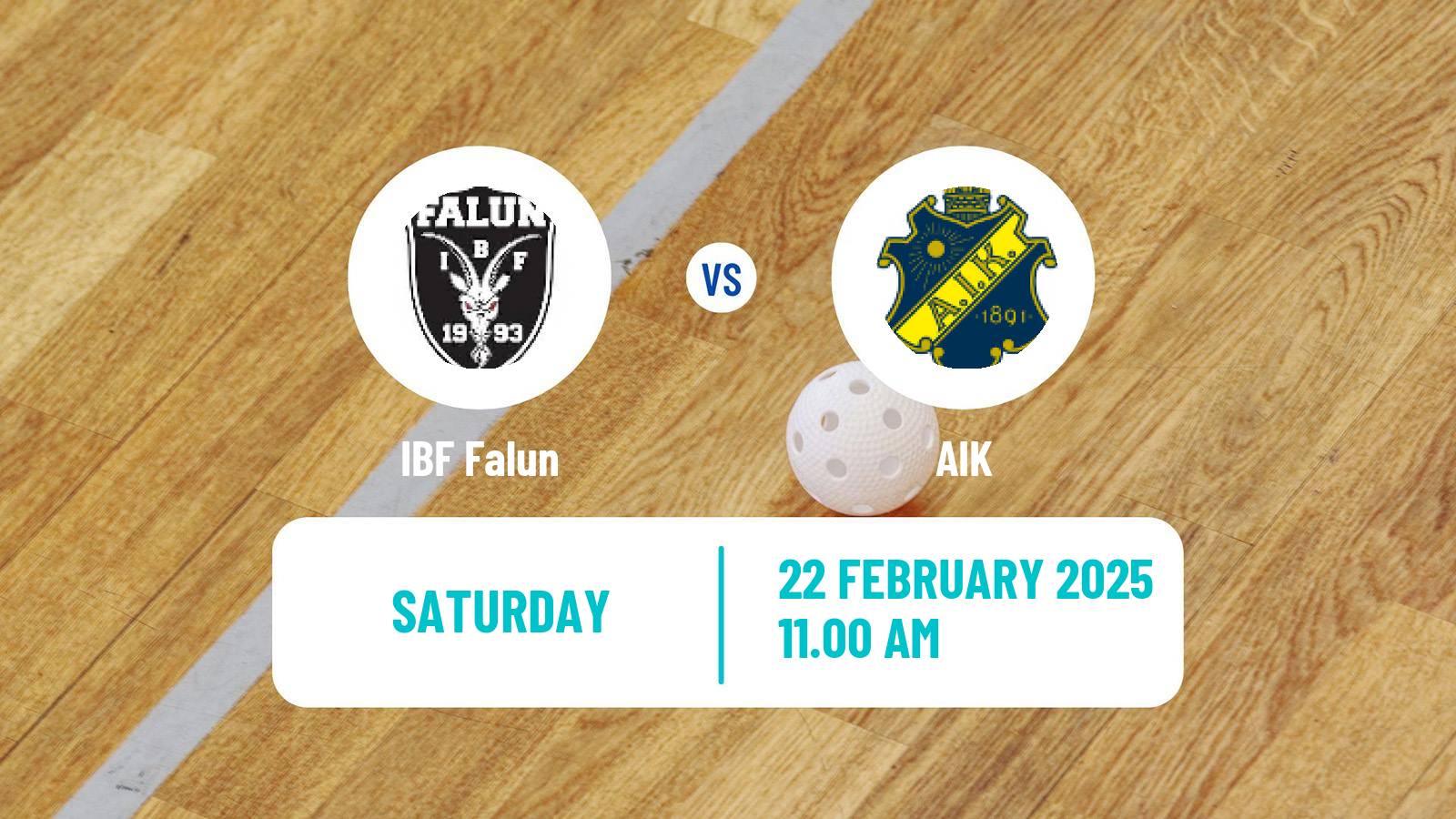 Floorball Swedish Superligan Floorball Falun - AIK