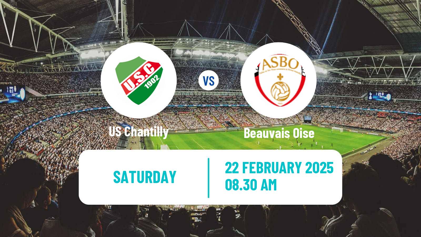 Soccer French National 2 - Group C Chantilly - Beauvais Oise