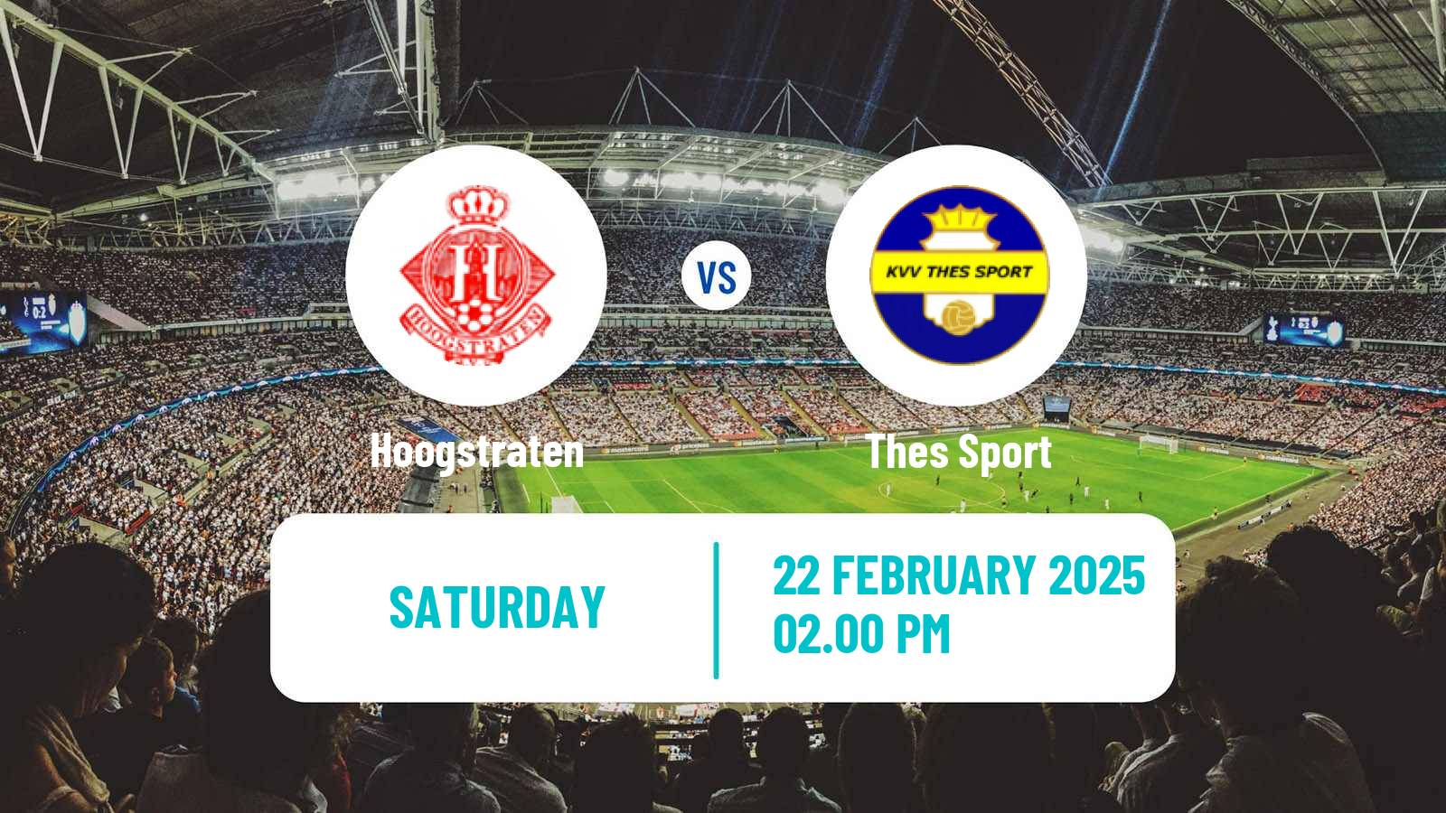 Soccer Belgian National Division 1 VV Hoogstraten - Thes Sport