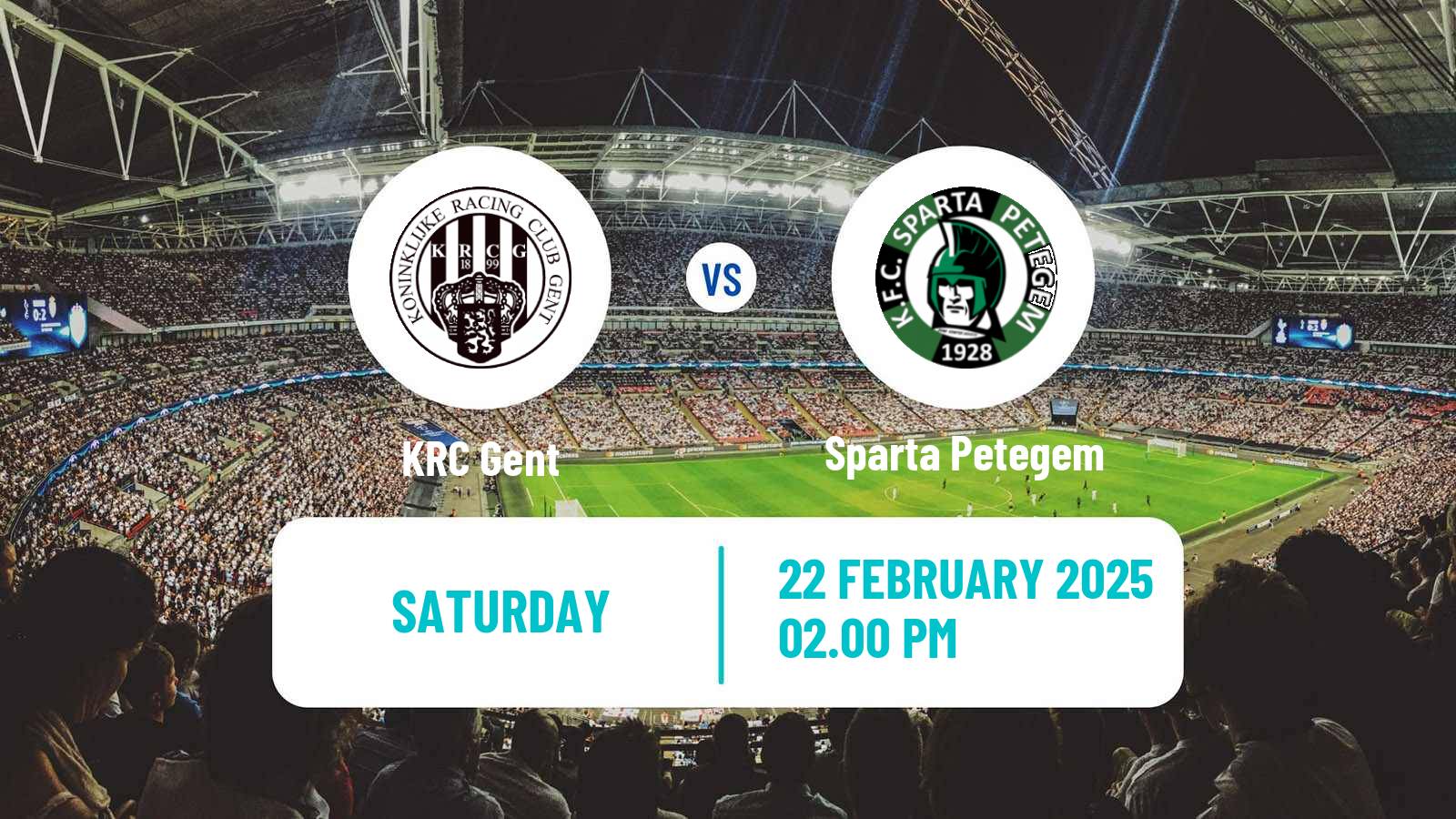 Football Belgian Second Amateur Division Group A KRC Gent - Sparta Petegem