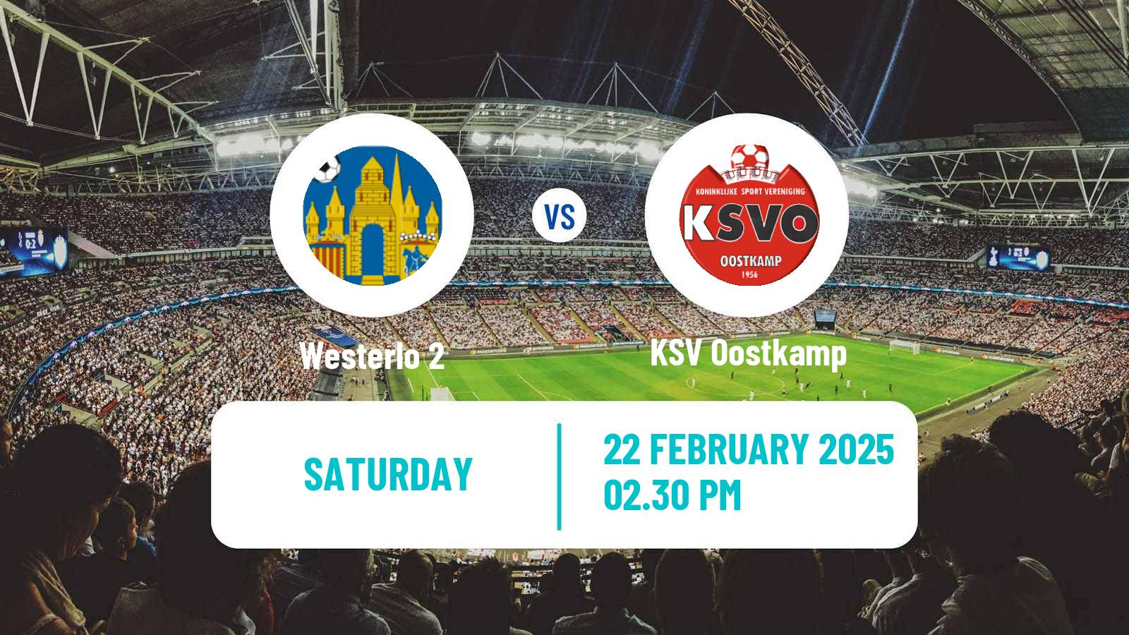 Soccer Belgian Second Amateur Division Group A Westerlo 2 - Oostkamp