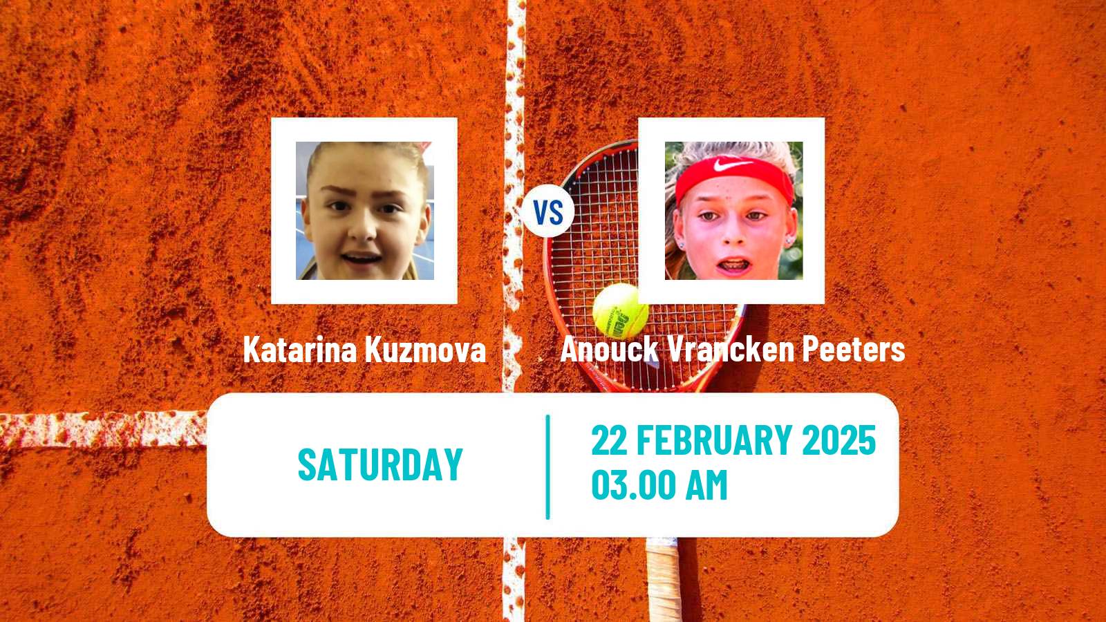 Tennis ITF W15 Bucharest Women Katarina Kuzmova - Anouck Vrancken Peeters