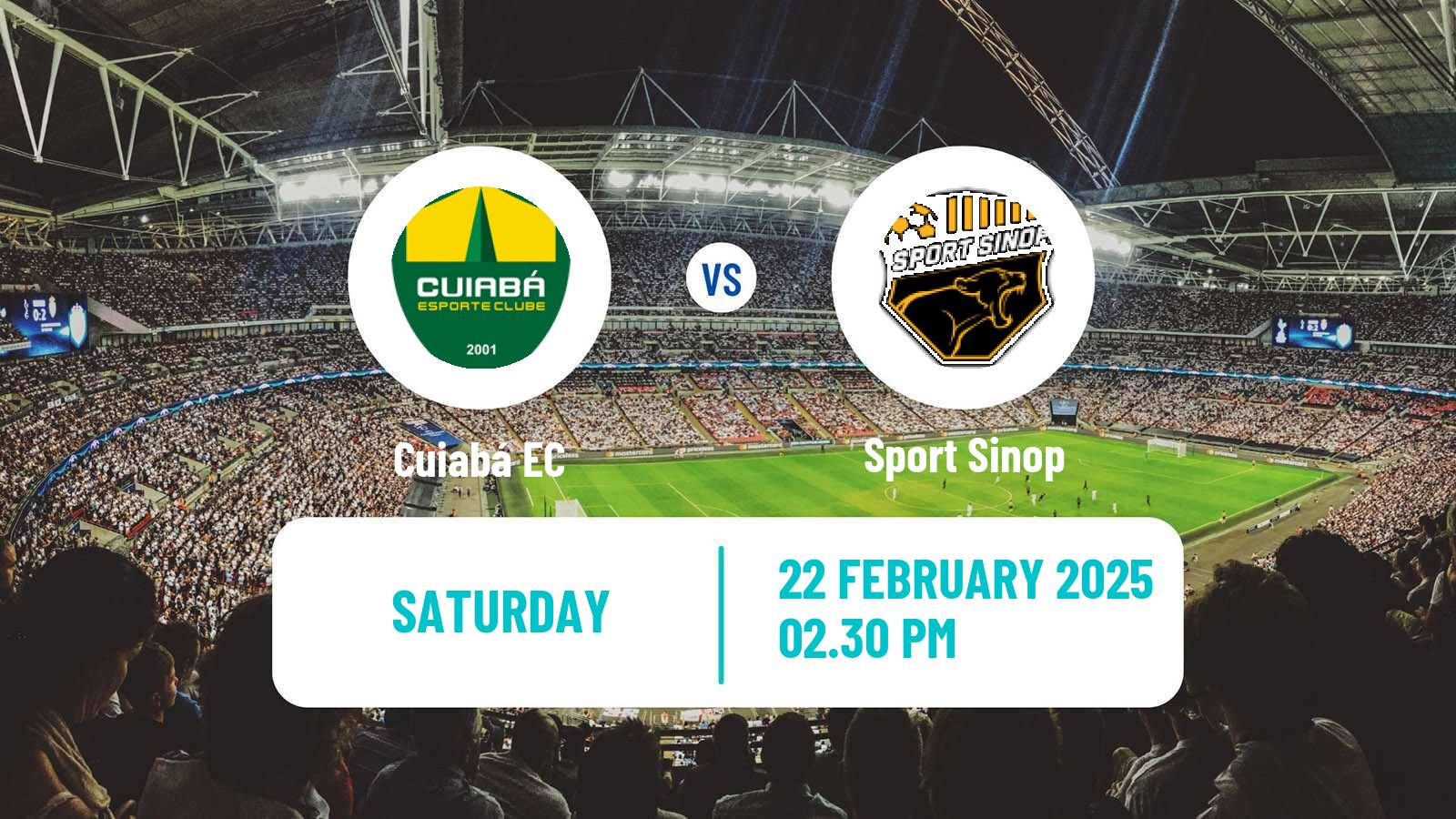 Soccer Brazilian Campeonato Matogrossense Cuiabá - Sport Sinop