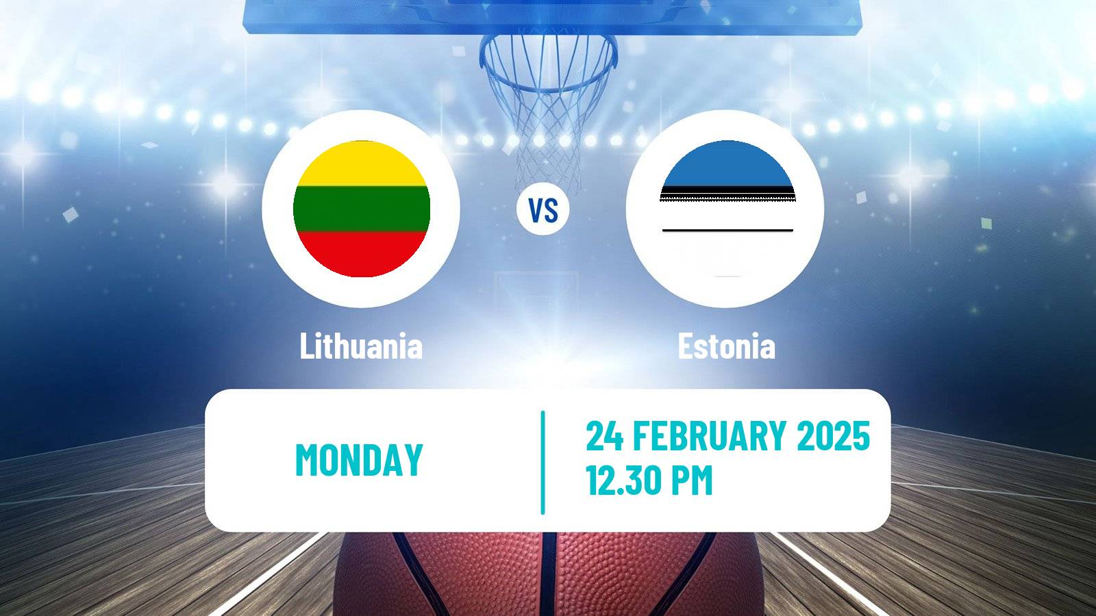 Basketball EuroBasket Lithuania - Estonia