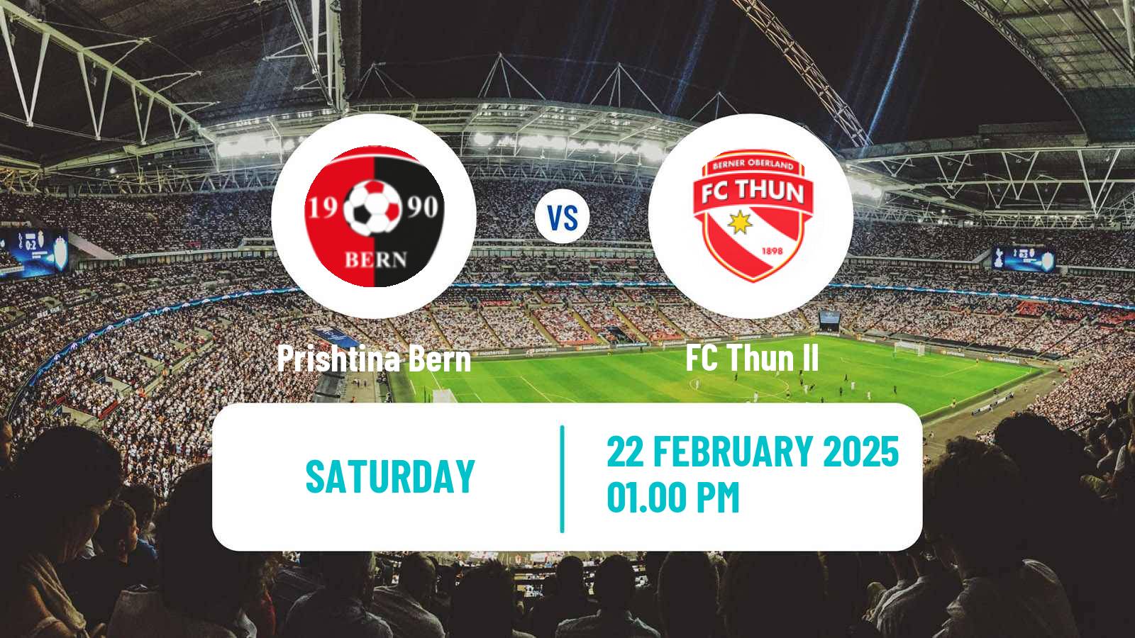 Soccer Swiss 1 Liga Classic Group 2 Prishtina Bern - Thun II