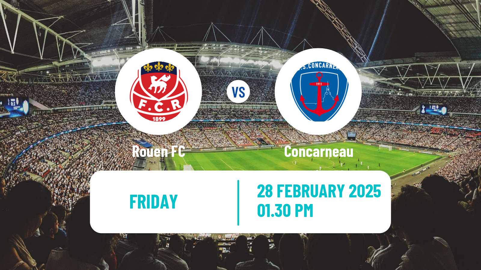 Soccer French National League Rouen FC - Concarneau