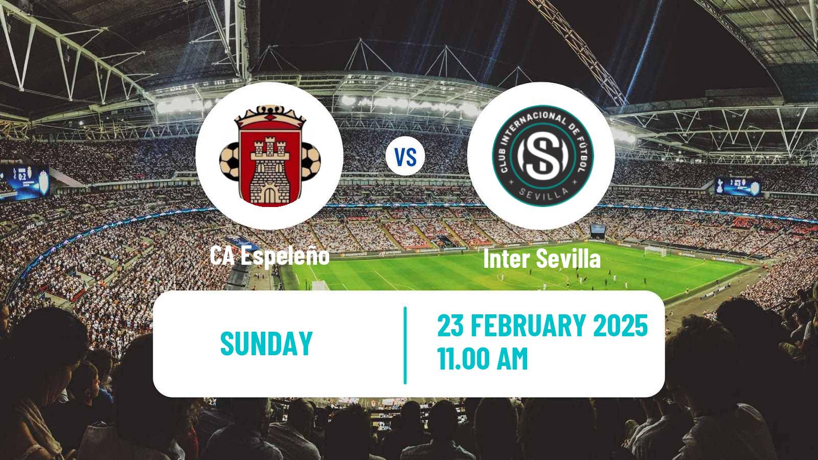 Soccer Spanish Tercera RFEF - Group 10 Espeleño - Inter Sevilla