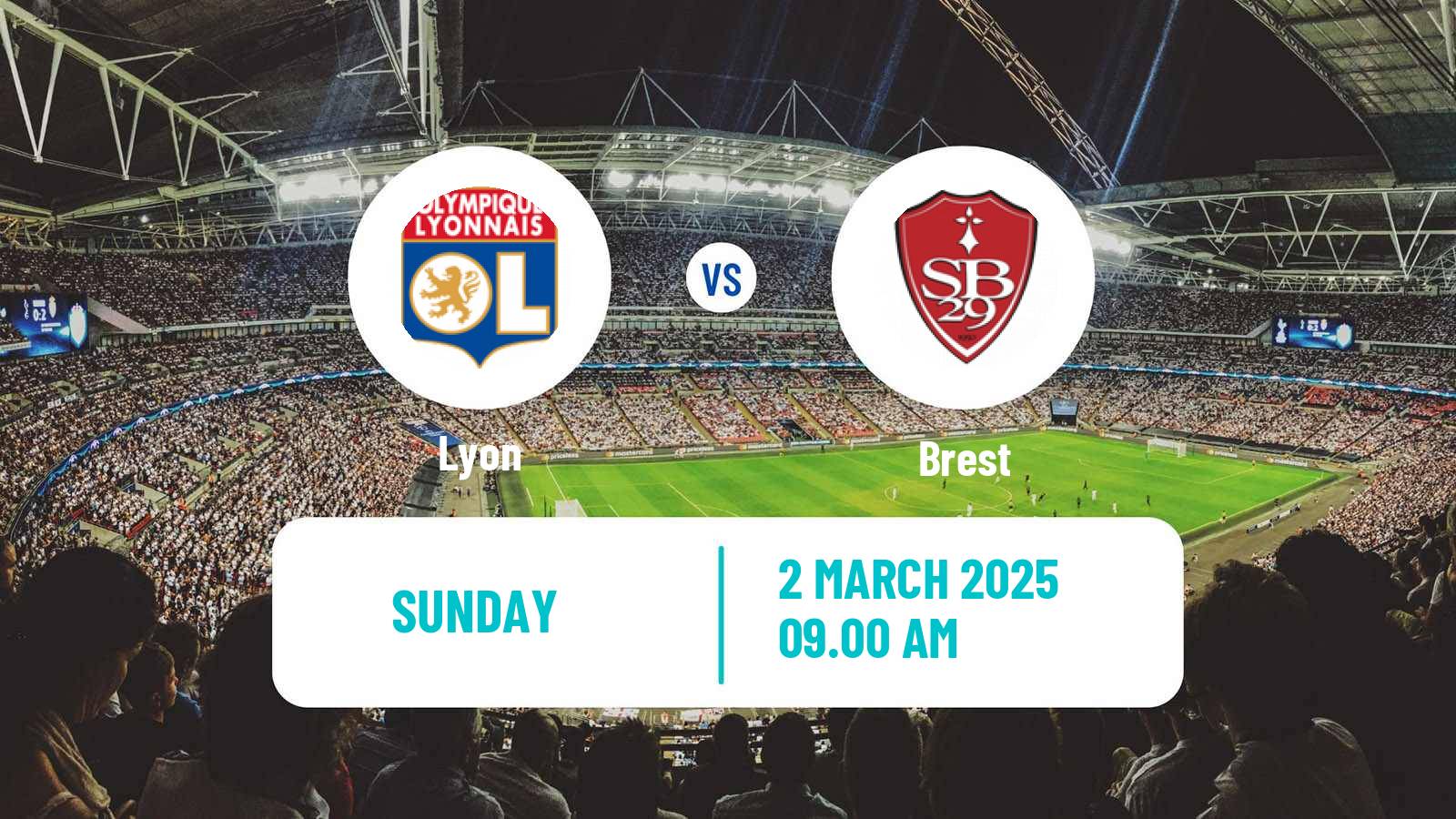 Soccer French Ligue 1 Lyon - Brest