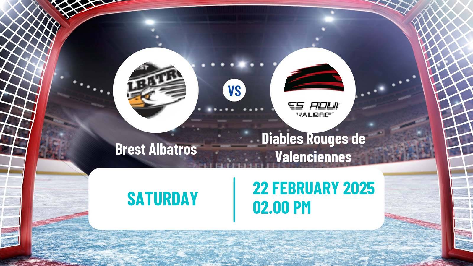 Hockey French D1 Ice Hockey Brest Albatros - Diables Rouges de Valenciennes