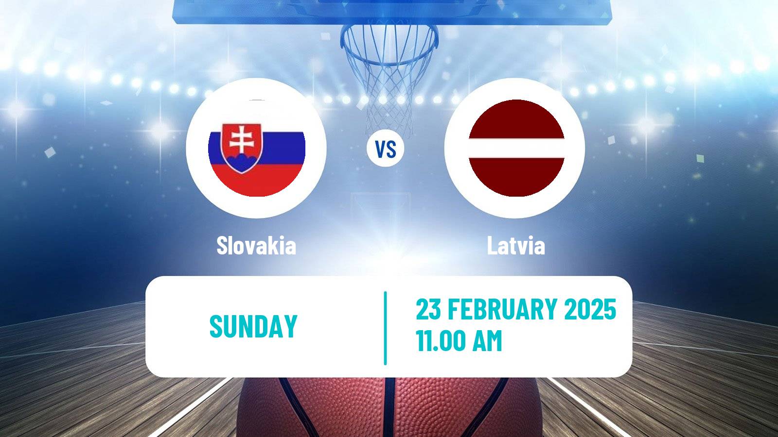 Basketball EuroBasket Slovakia - Latvia